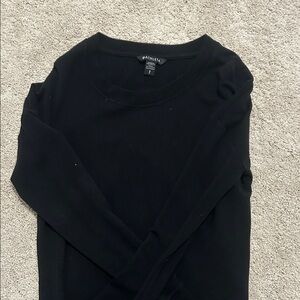 Athleta Classic Black Crew Neck Top